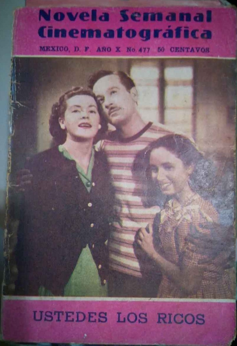 NOVELA SEMANAL CINEMATOGRAFICA magazine side cover Issue 477    1949